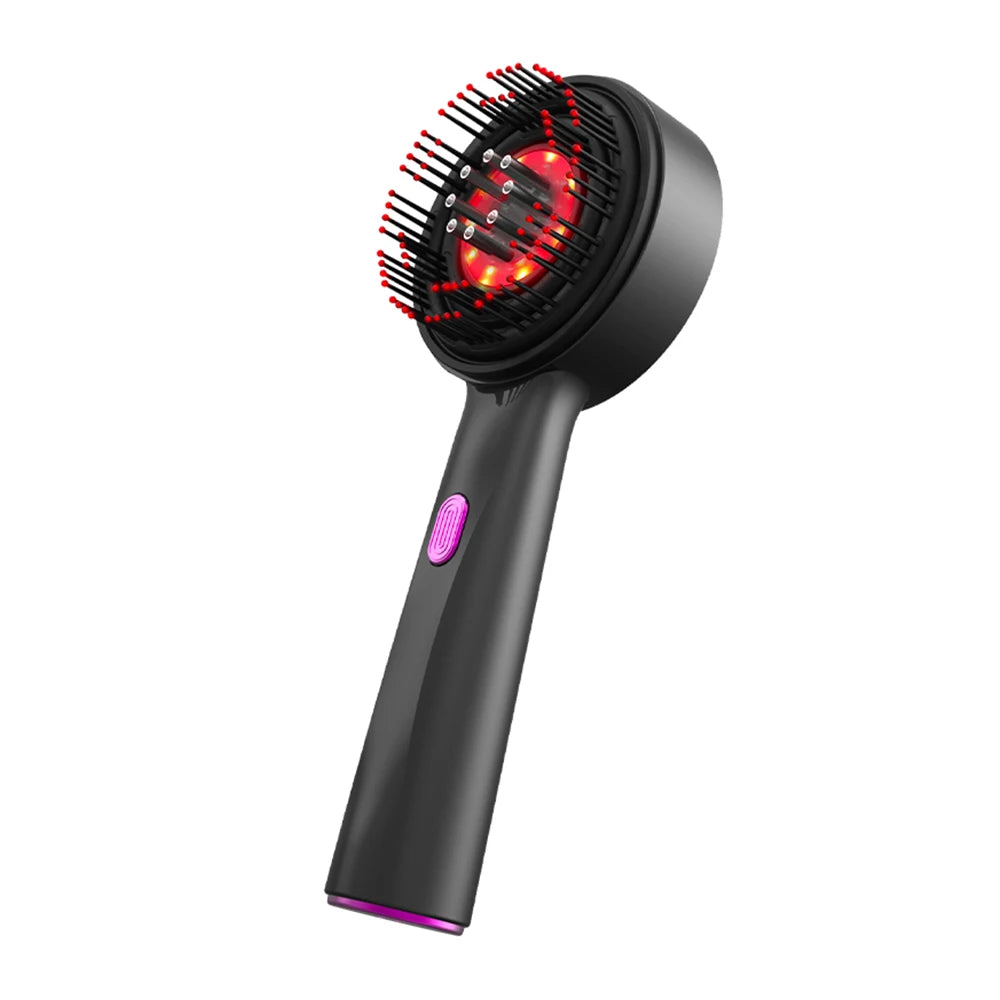 Red Light Scalp Massage Therapy Comb With Essential Oil Applicator