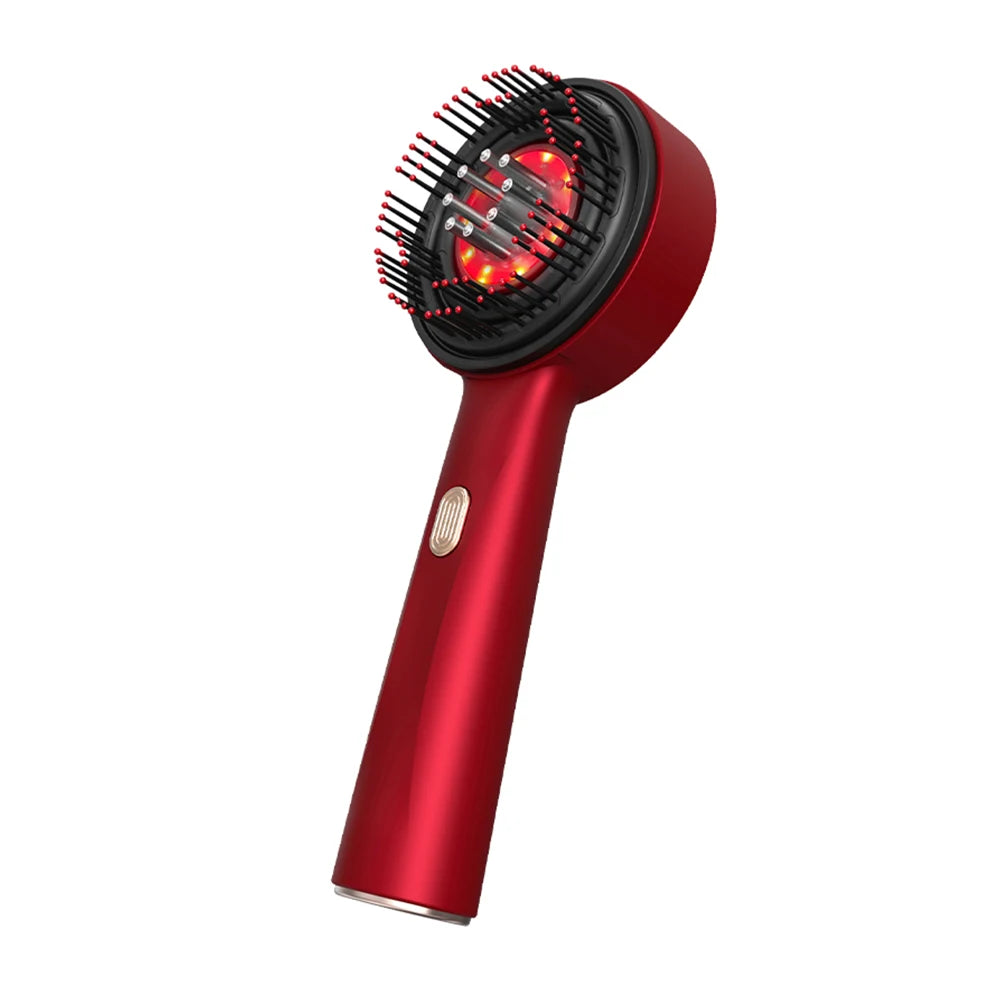 Red Light Scalp Massage Therapy Comb With Essential Oil Applicator