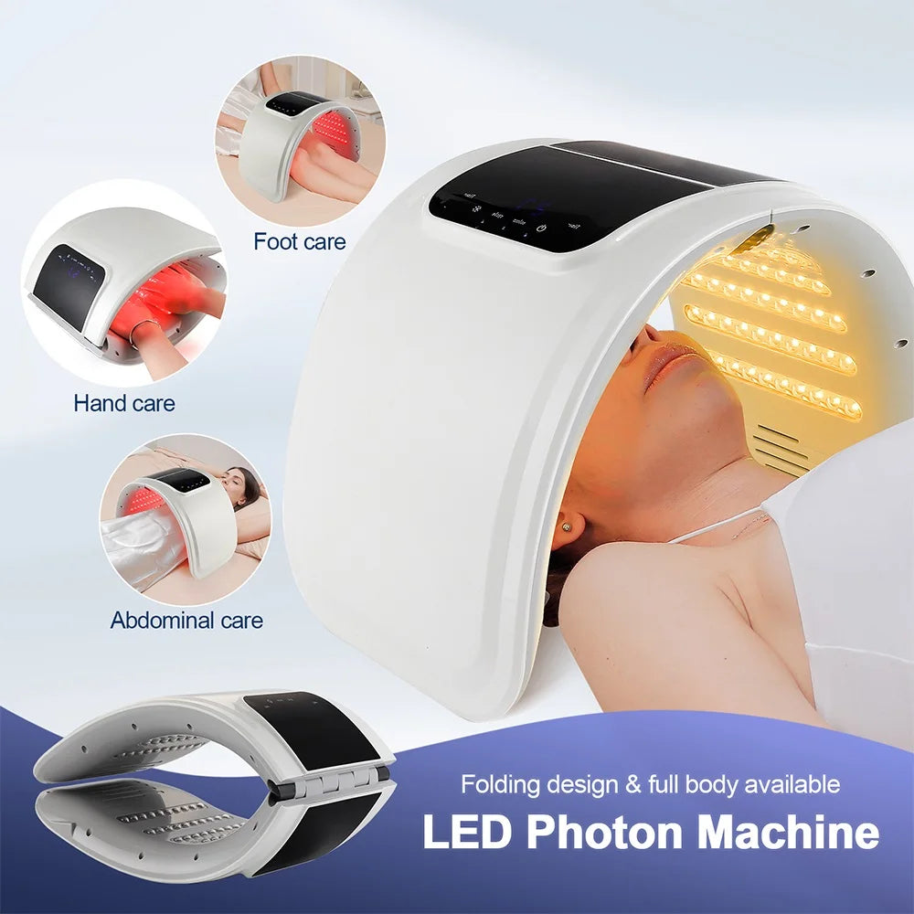 Professional 7 Color LED Red Light Therapy Skin Rejuvenation Device For Face and Body